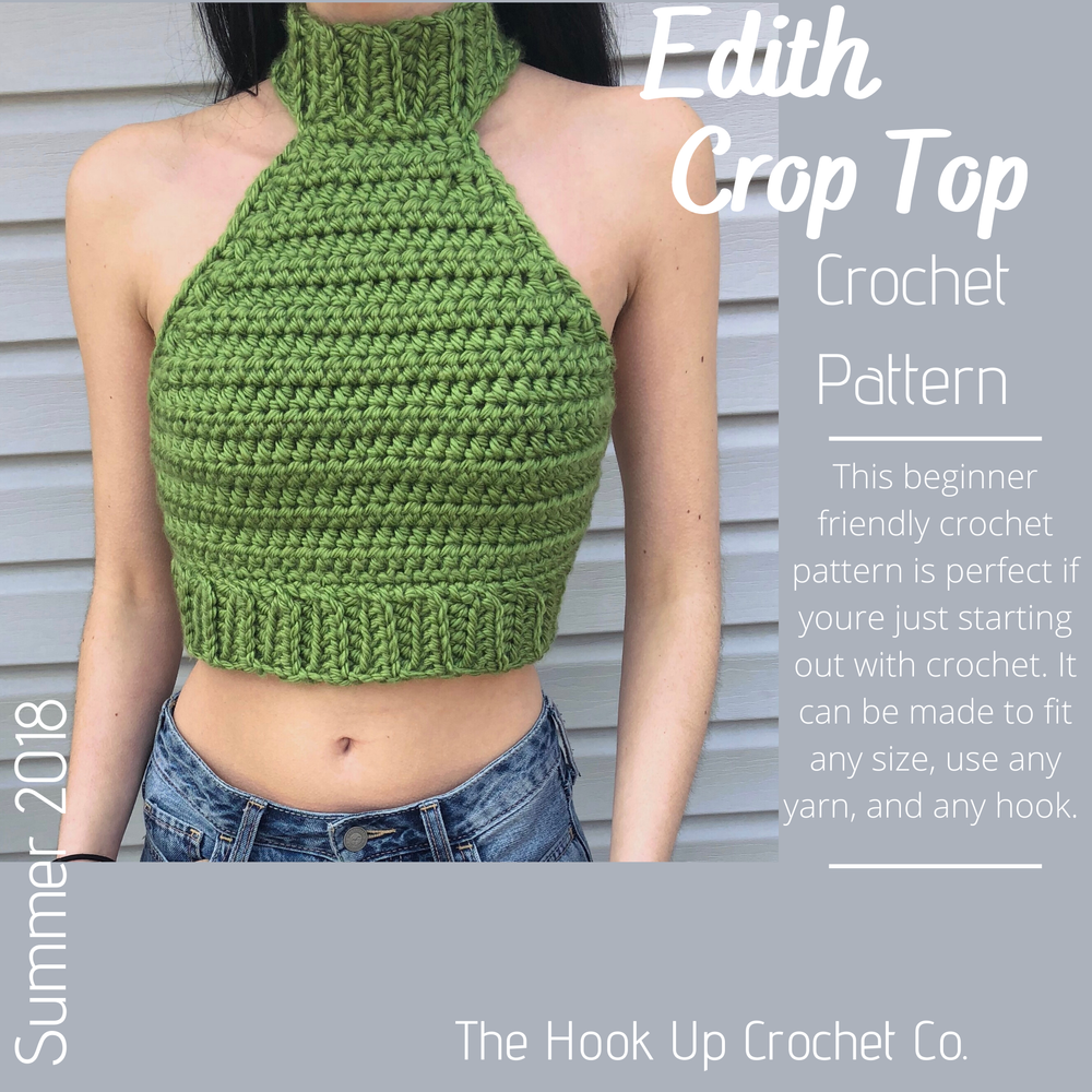 Edith Crop Top — The Hook Up Crochet Co.
